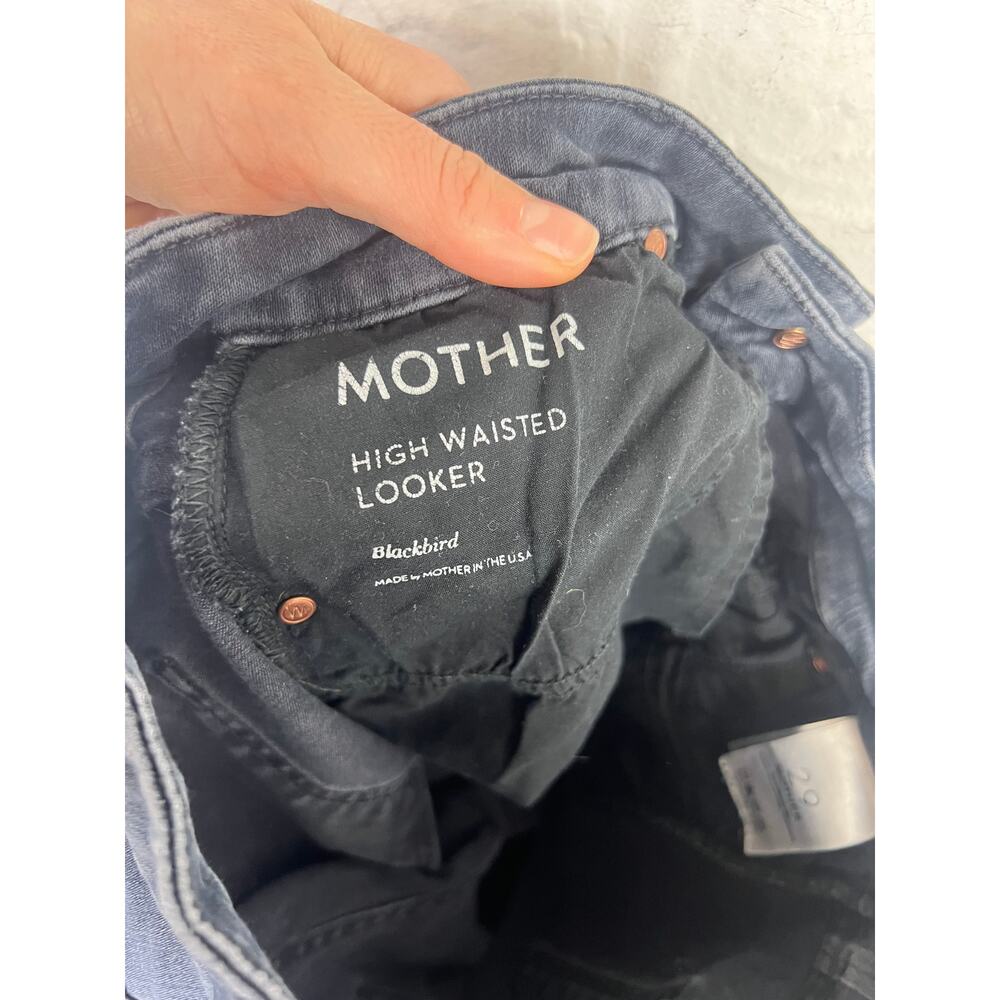 Mother Women's High Waisted Looker Skinny Jeans Stretch Denim Blue Size 29 - Picture 9 of 12